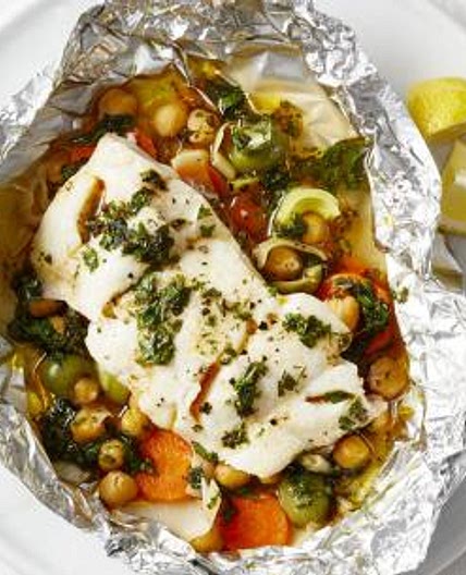Middle Eastern Foil-Packet Fish