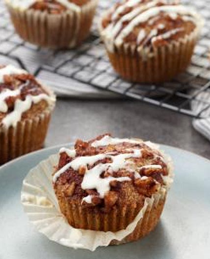 Keto Cinnamon Bun Muffins
