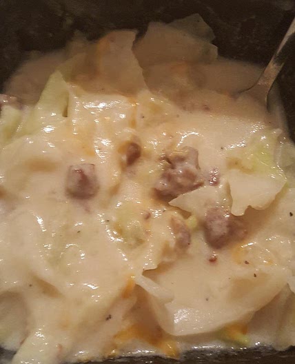 Bratwurst, Potato and Cabbage Soup