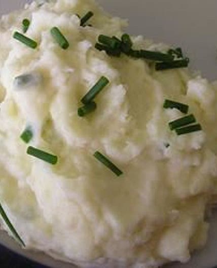 Sour Cream and Chive Mashed Potatoes