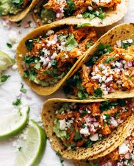 The Best Chicken Tinga Tacos