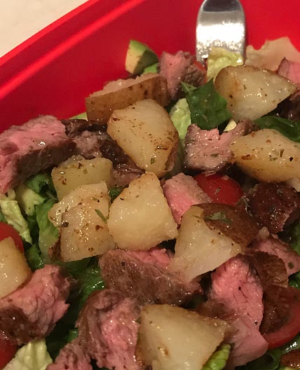 Warm Steak and Potato Salad