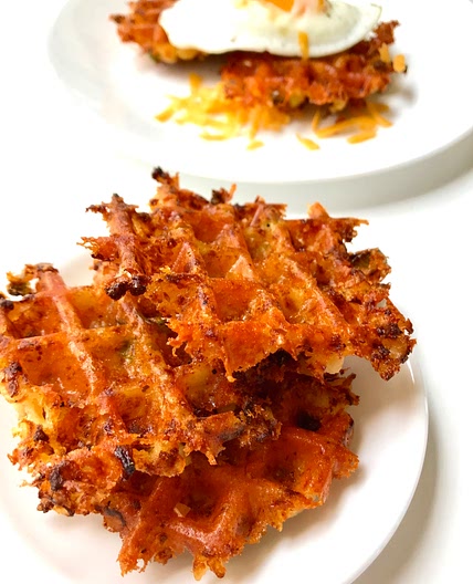 Cauliflower & Cheddar Hash Browns