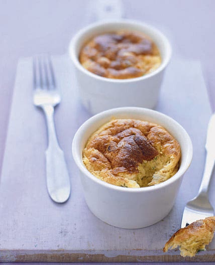 Mackerel and horseradish soufflé