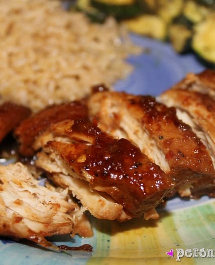 Crock Pot Honey Bourbon Chicken
