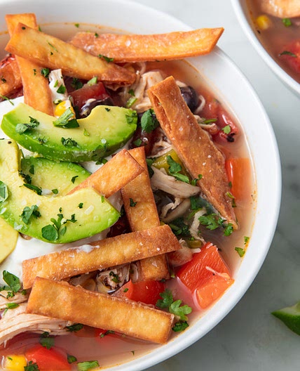 Slow-Cooker Chicken Tortilla Soup