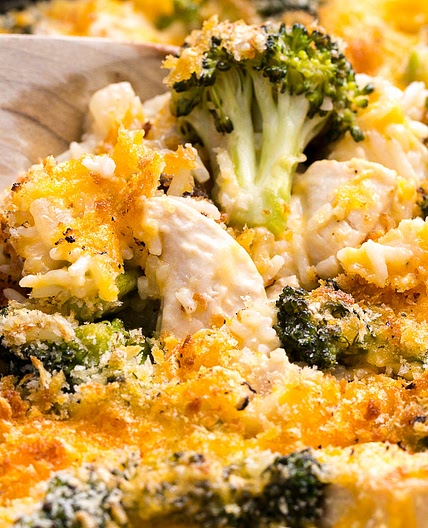 Cheesy Chicken Broccoli Bake