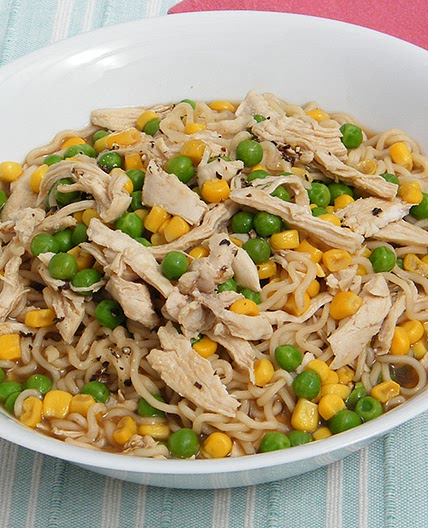 Chicken noodles