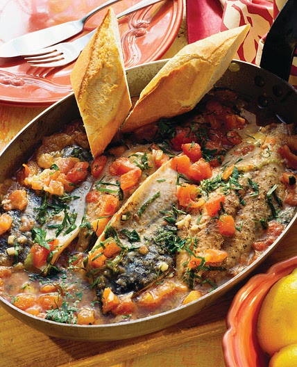 Mackerel with tomatoes