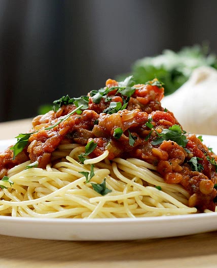 One-Pot Lentil Bolognese Recipe by Tasty