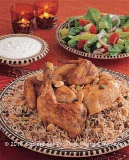 Roasted Chicken with Oriental Rice