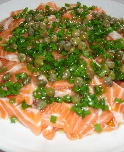 Carpaccio de saumon