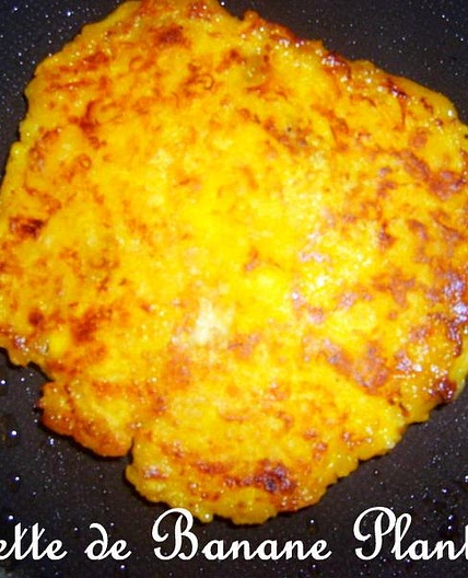 Galette de banane plantain