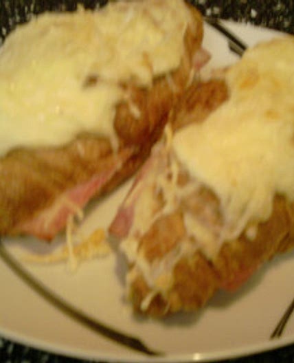 Croissant jambon fromage