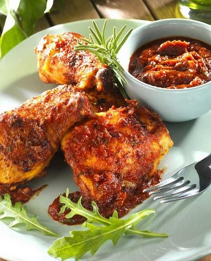 Poulet mariné barbecue