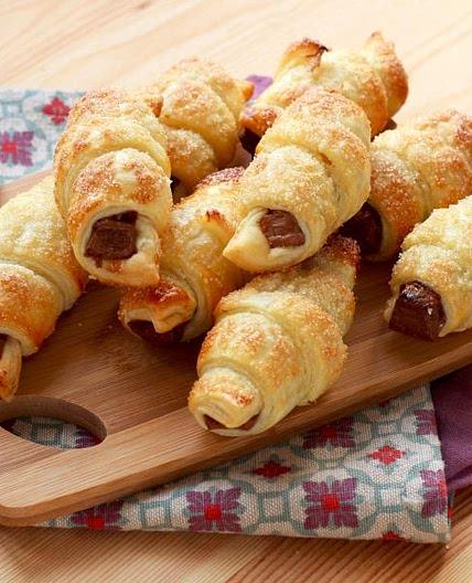 Mini-croissants au chocolat Kit Kat