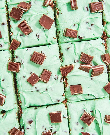 Mint Chocolate Chip Brownies