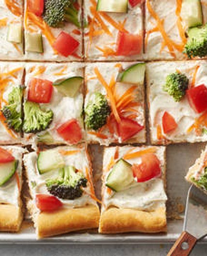 Easy Crescent Veggie Pizza