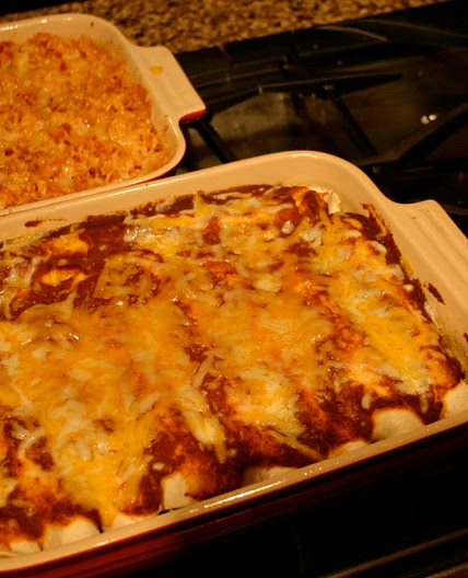 Awesome Beef & Cheesey Enchiladas