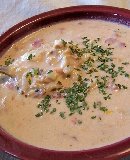 Cheesy Crab Soup
