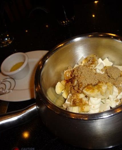 Melting Pot Bananas Foster Fondue