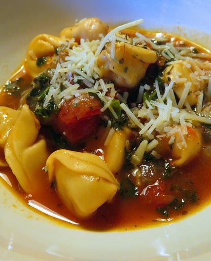 Weight Watchers Italina Spinach and Tortellini Soup
