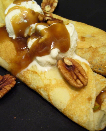 Caramel Apple Crepes