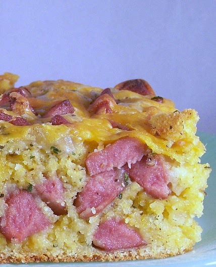 Corn Dog Dressing Bake