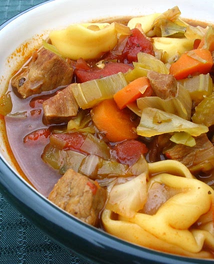 Beef Tortellini Soup