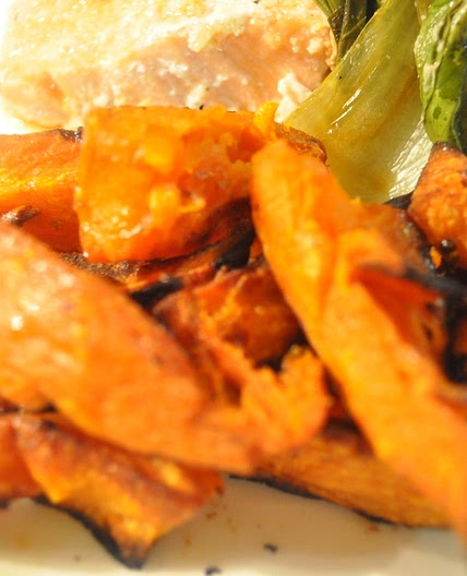 Oven Roasted Sweet Potato Wedges