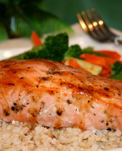 Roasted Salmon Fillets With Irish Whiskey