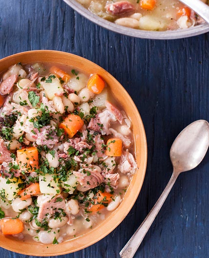 Neighborhood Ham and Bean Soup