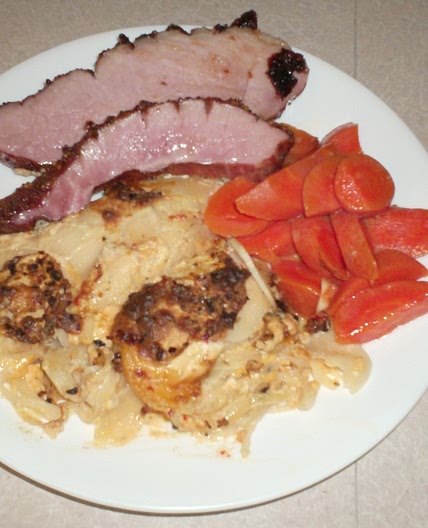 Scalloped Faux Tatoes/Turnips (Low Carb)