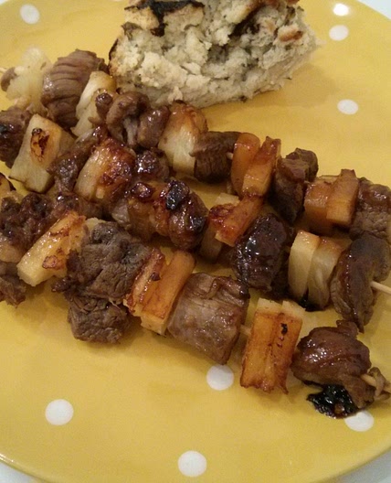 Beef and Pineapple Kebabs (Anguilla)