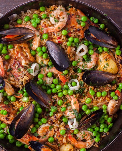 Spanish Seafood Paella