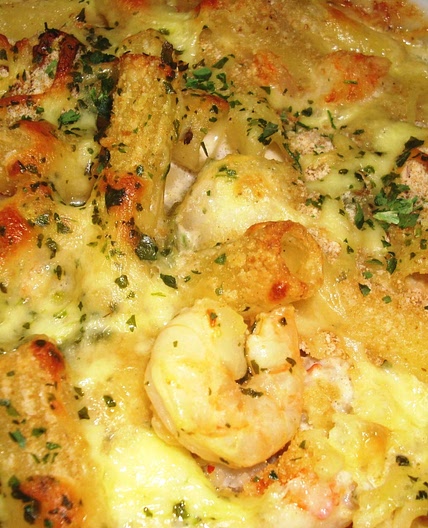 Cajun Macaroni and Cheese With Shrimp
