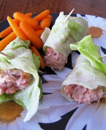 Tuna Salad Roll Ups (Fast, Light, Low-Carb, Snack)