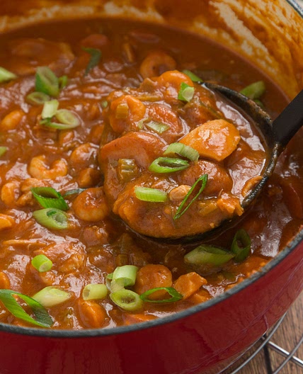 Chicken, Shrimp, and Sausage Gumbo
