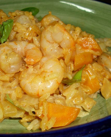 Curried Rice With Shrimp