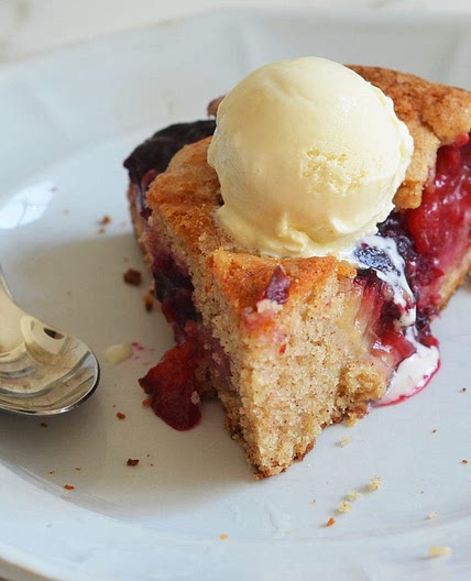 Late Summer Plum Cake
