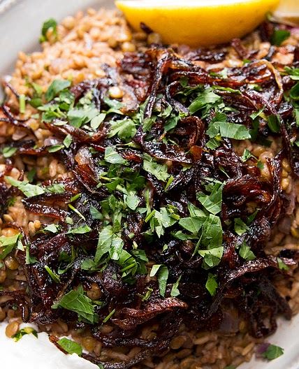 Lentils and Rice With Caramelized Onions (Mujadara) by Tasty