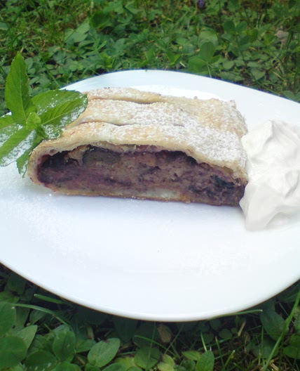 Plum Strudel With Hazelnuts