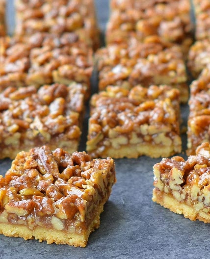 Pecan Shortbread Squares