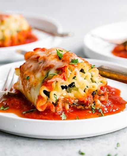 Spinach Lasagna Rolls