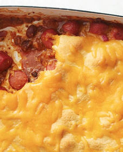 Chili Cheese Dog Casserole
