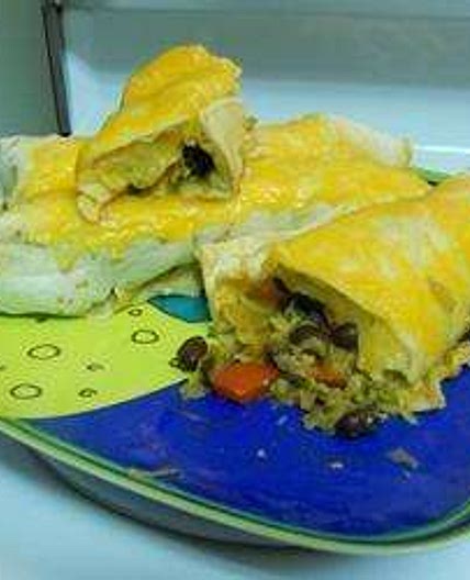 Mes burritos végétariens