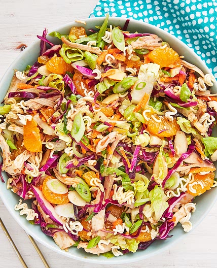 Crunchy Mandarin Orange-Chicken Salad