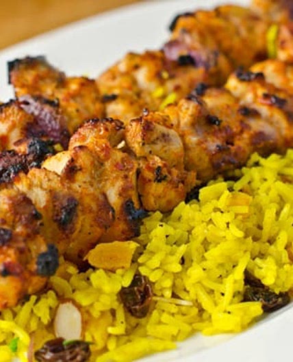 Middle Eastern Chicken Kebabs