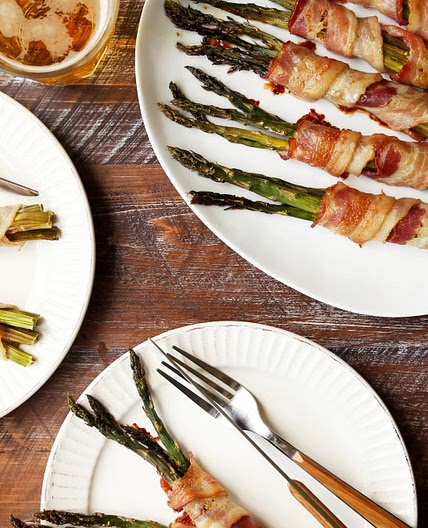 Air Fryer Bacon Wrapped Asparagus