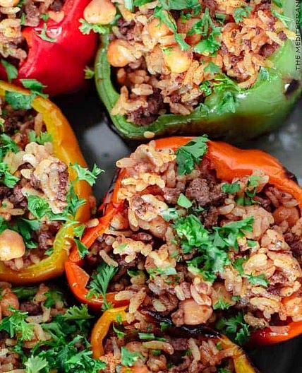 Greek Style Stuffed Peppers Recipe